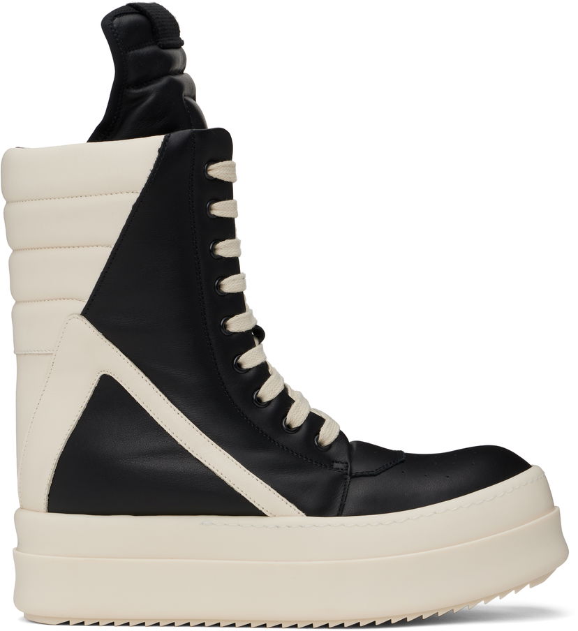 Tenisky a topánky Rick Owens Rick Owens Hollywood Mega Geobasket Čierna | RU01E5855 LCO