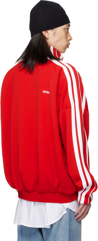Bunda VETEMENTS Vetements Gym Track Jacket Červená | UH76GJ300R, 2