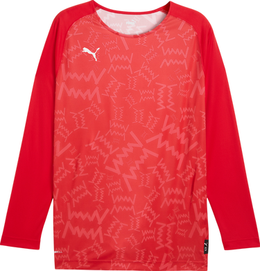 Tričko Puma Teamjaws Graphic Ls Shooting Shirt Červená | 688450-03, 0
