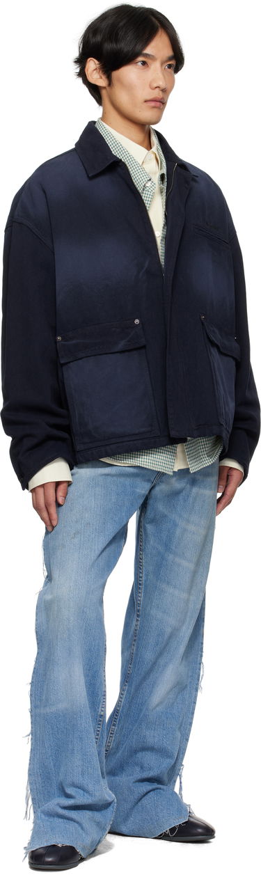 Bunda We11done We11done Classic Workwear Jacket Navy | WD-DJ2-25-316-M-BL, 3