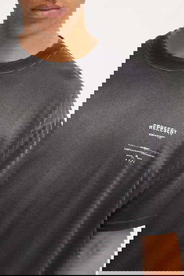 Tričko Represent Clo Revere Manor Oversized Washed T-Shirt Čierna | MLM100286, 3