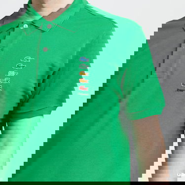 Polo tričko Lacoste Polaroid x Coloured Crocodiles Classic Fit Polo Shirt Zelené | PH2081 LUU, 2