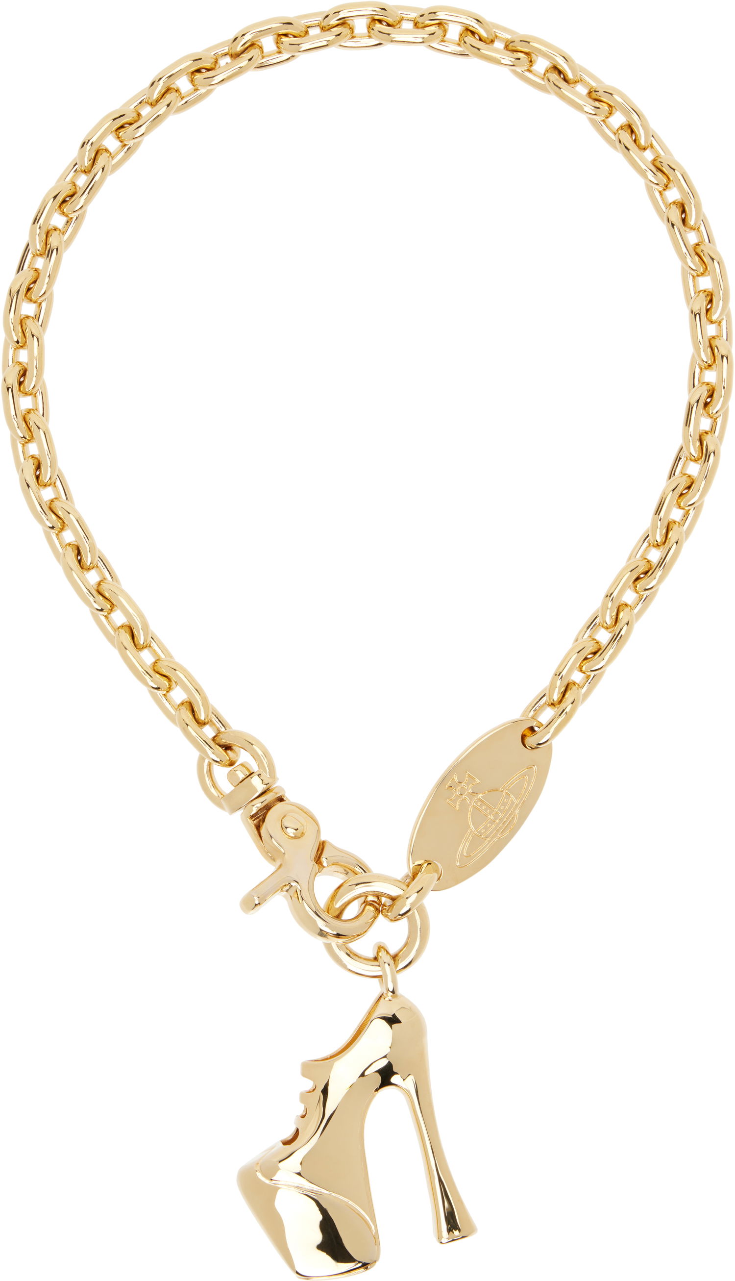 Náhrdelník Vivienne Westwood Vivienne Westwood Gold-Tone Alienor Shoe Charm Necklace Metalická | 6301013O-02R001-, 0