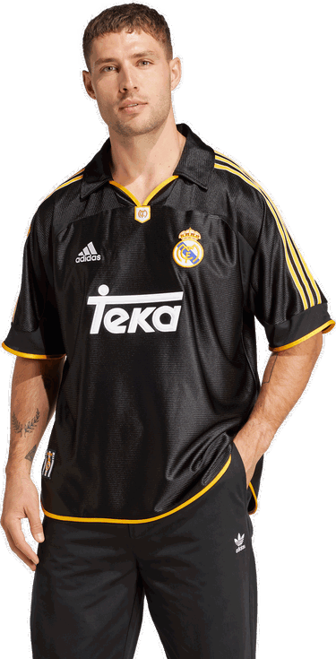 Dres adidas Originals Real Madrid Away Jersey 1999/00 Čierna | jw1992, 3