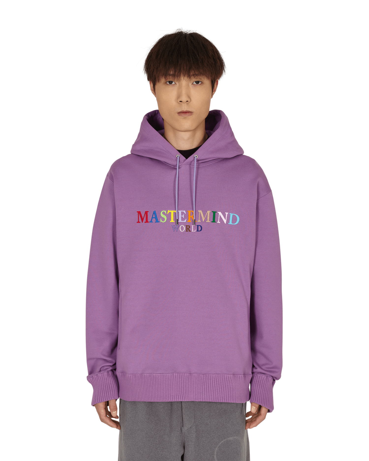 Mikina Mastermind WORLD Logo Hoodie Fialová | MW21S07-SW029-010 004, 1