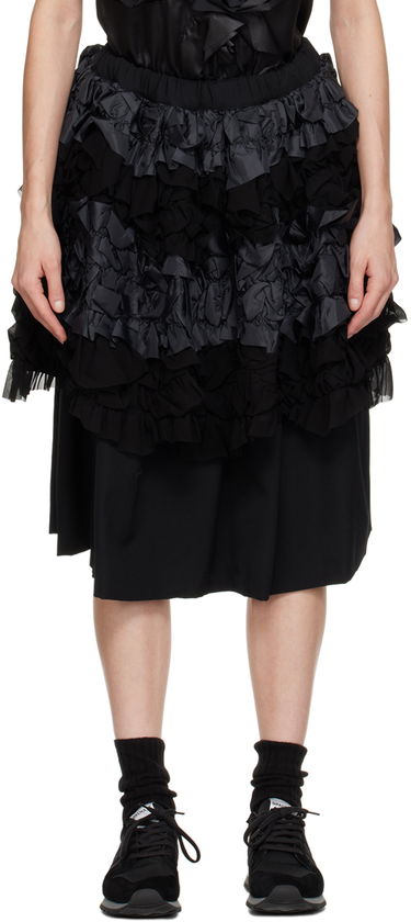 Sukňa Comme des Garçons Comme des Garçons Layered Midi Skirt Čierna | RL-S008-051, 0