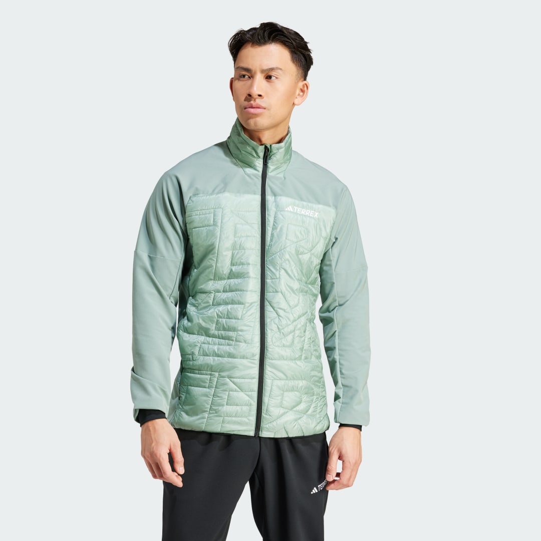 Bunda adidas Performance TERREX Terrex Xperior Varilite Hybrid PrimaLoft Šedá | IP1475, 1