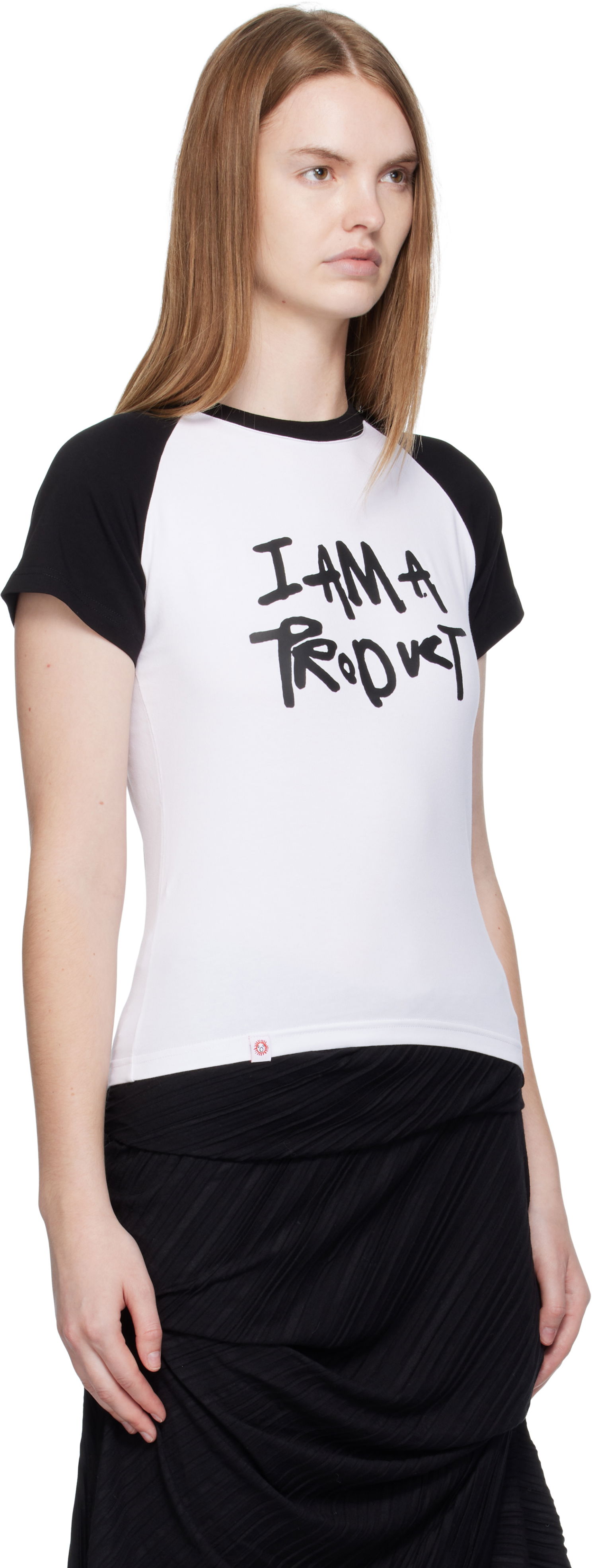 Tričko Charles Jeffrey Loverboy Charles Jeffrey LOVERBOY Graphic Baby Raglan T-Shirt Čierna | 52082001, 1