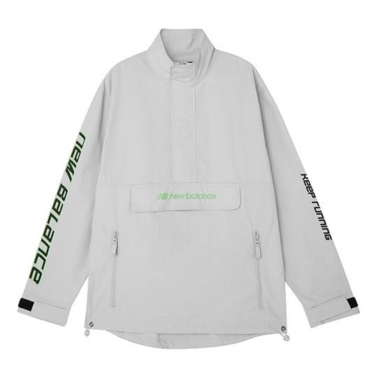 Vetrovka New Balance Keep Running Anorak Šedá | AMJ03321-LAN