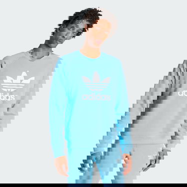 Mikina adidas Performance Classics Trefoil Crewneck Sweatshirt Modrá | IM9474, 0