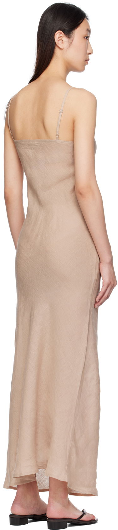 Šaty Baserange Baserange Dydine Maxi Slip Dress Béžová | DRDY-LI-SU25, 2