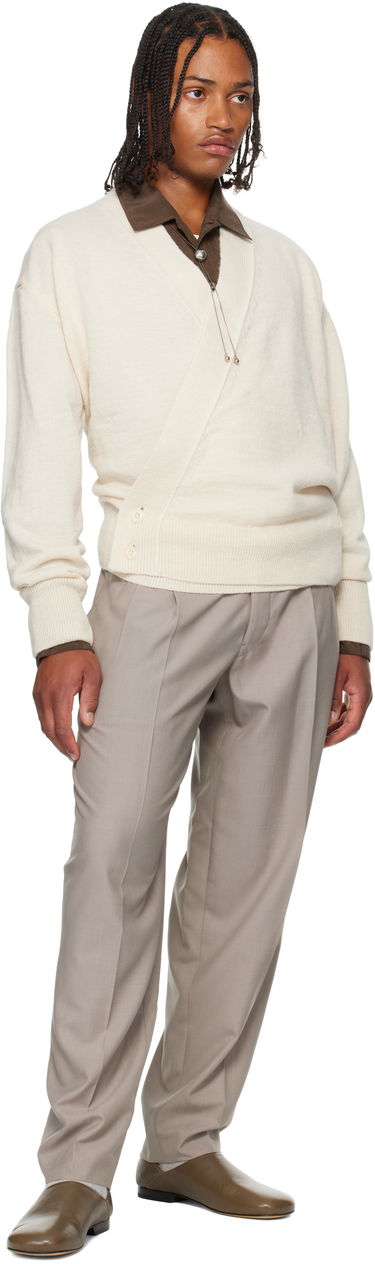 Sveter LEMAIRE Lemaire Wrap Cardigan Biela | TO1476 LK1028, 3