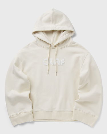 Mikina ØLÅF Olaf Retro Applique Logo Hoodie L Béžová | W200208-OFF-WHITE, 0