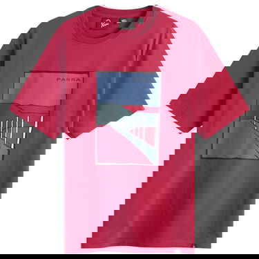 Tričko By Parra Parra Beach Parking T-Shirt Červená | 54205-RAS, 0