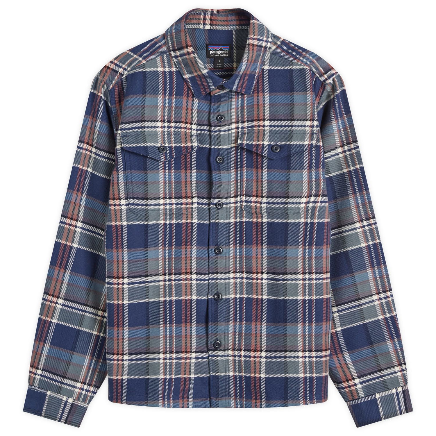 Košeľa Patagonia Fjord Flannel Shirt Modrá | 42401-ADNA, 0