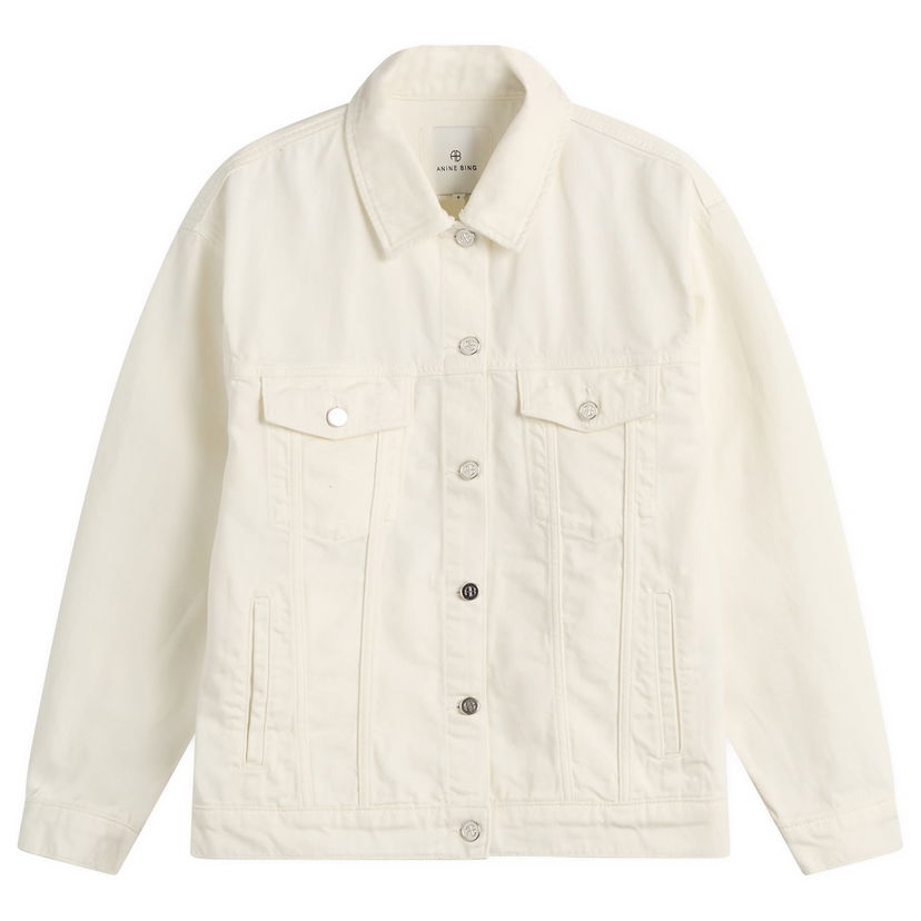 Bunda Anine Bing Rory Denim Jacket Biela | A-01-10878-OFW25