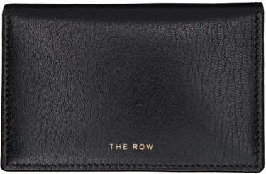Peňaženka The Row Leather Two Card Holder Čierna | W1687-L39, 1