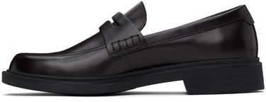 Tenisky a topánky BOSS BOSS Leather Penny Loafers Hnedá | 50536172, 2