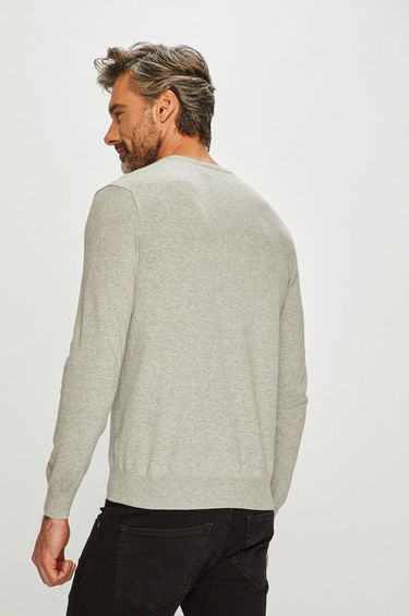 Sveter Polo by Ralph Lauren Slim Fit Cotton Sweater Šedá | 710684957003, 3