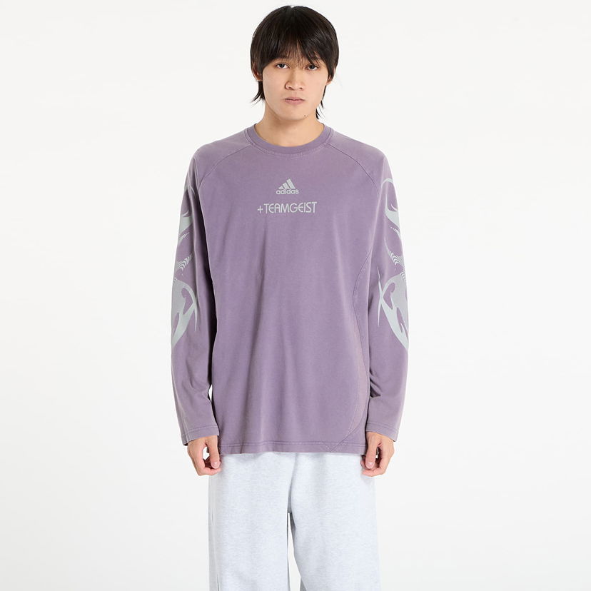 Tričko adidas Originals Adilenium Season 4 Teamgeist Graphic Long Sleeve T-Shirt Fialová | KF8542