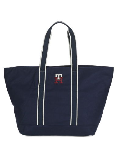 Tote bag Tommy Hilfiger NEW PREP OVERSIZED TOTE BAG Navy | AM0AM10291-DW6