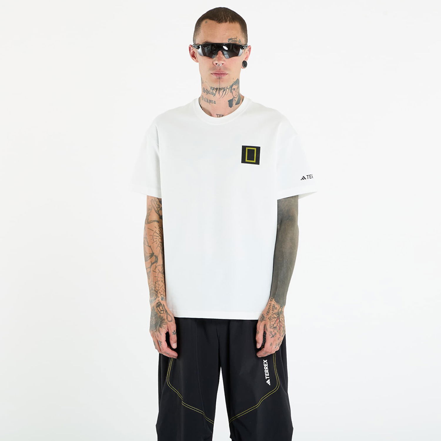 Tričko adidas Originals National Geographic Graphic Short Sleeve T-Shirt Biela | KC5417, 0