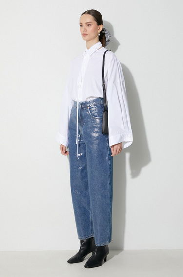 Džínsy Maison Margiela High Waist 5 Pockets Pants Modrá | S62LB0155, 1