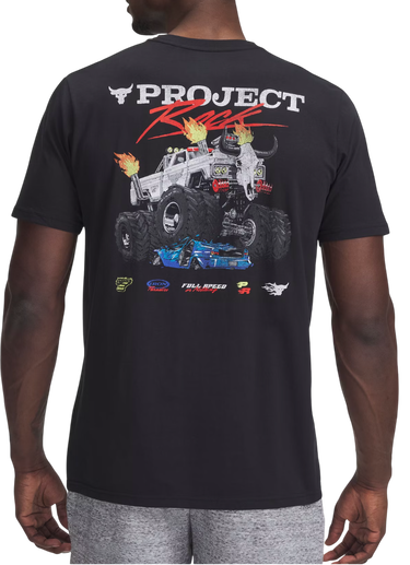 Tričko Under Armour Project Rock Truck Short Sleeve T-Shirt Čierna | 1389944-001, 1