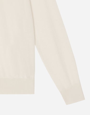 Polo tričko Dolce & Gabbana Cashmere And Silk Polo-shirt Biela | GXZ25TJFMEHW0001, 3