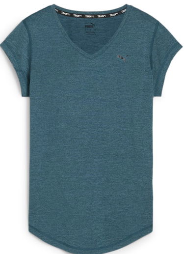 Tričko Puma TRAIN FAV HEATHER CAT TEE Zelené | 526226-22, 0