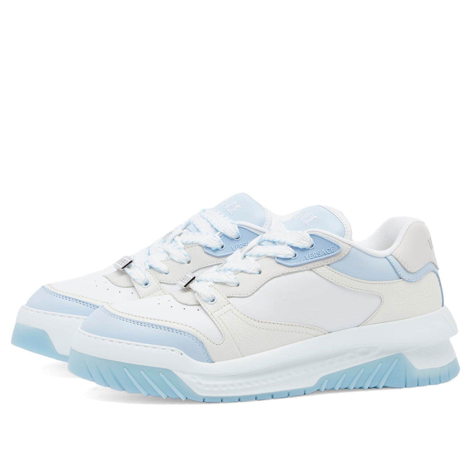 Tenisky a topánky Versace Blue Hydrangea White Palladium Biela | 1015437-1A10925-5UA8P, 0