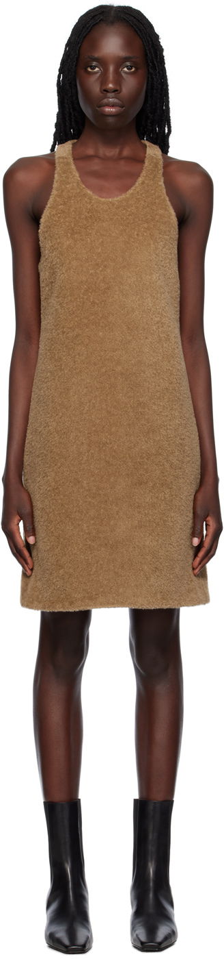 Šaty TOTEME TOTEME Scoop Neck Midi Dress Hnedá | 233-6037-262, 0