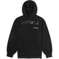 Mikina Balenciaga Bleed Logo Popover Hoodie Čierna | 600583-TOVO6-1070, 1