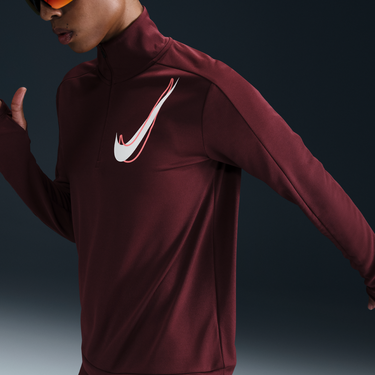 Mikina Nike Swoosh Dri-FIT Midlayer 1/2 Zip Vínová | HJ2225-619, 2
