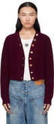 VETEMENTS Fancy Button Cropped Cardigan