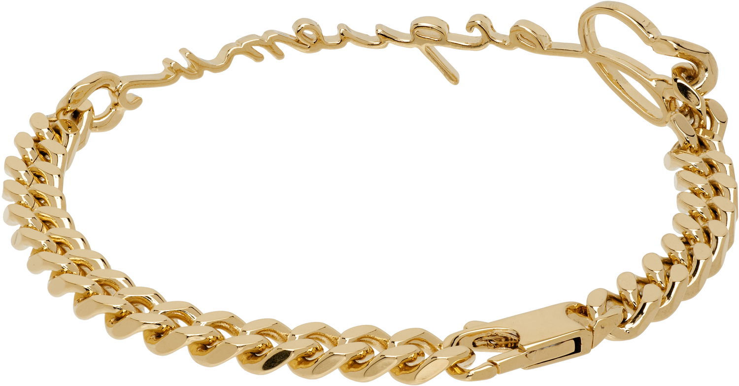 Náramok Jacquemus Cuban Chain Bracelet 'The Jacquemus' Žltá | 22HJWW00332AOT4005, 1