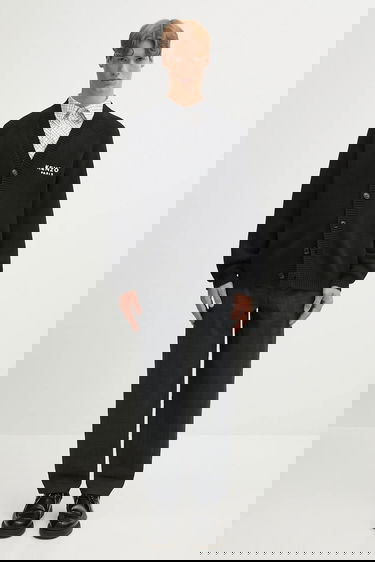 Cargo nohavice KENZO Weave Cargo Jogpant Čierna | FF65PA5019JF, 4