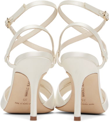 Doplnky Manolo Blahnik Manolo Blahnik Tormenfa Heeled Sandals Biela | 124-2486, 1