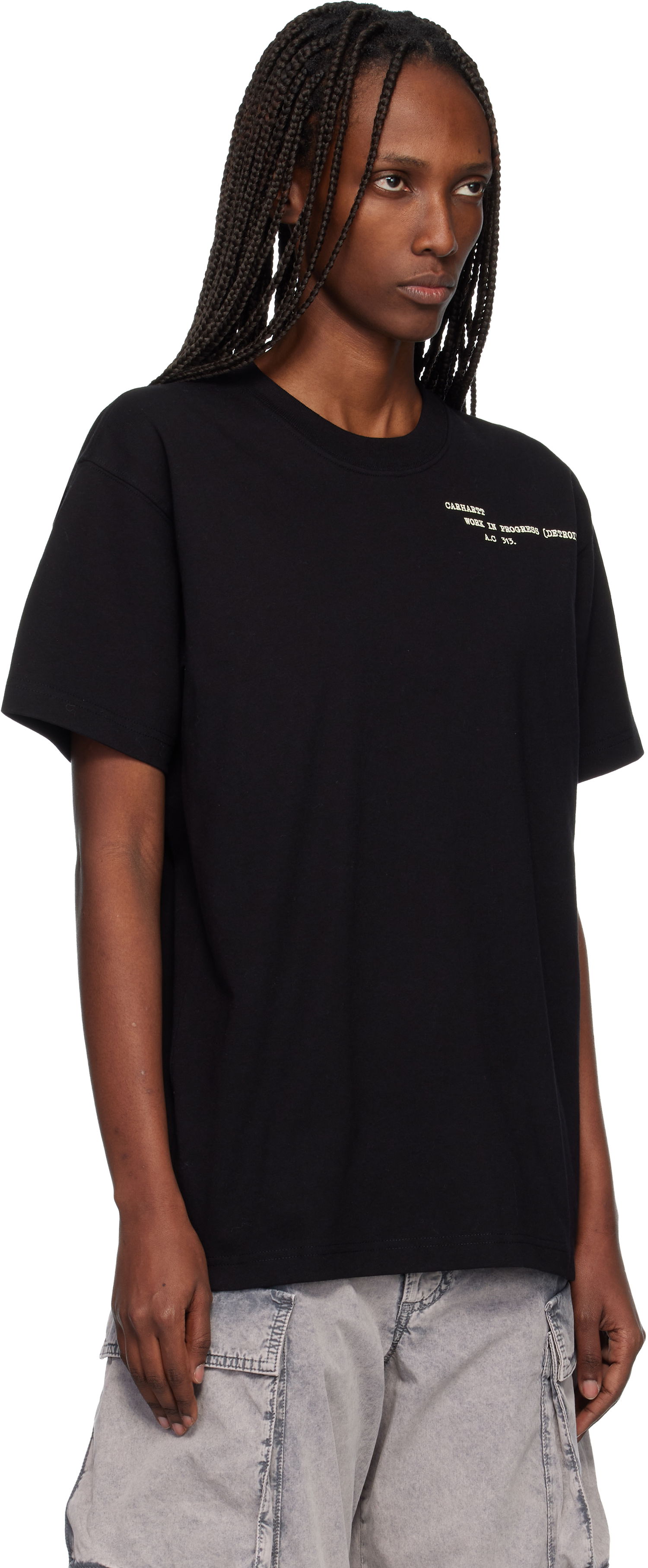 Tričko Carhartt WIP Work In Progress Punched T-shirt Čierna | I036006 89XX, 1