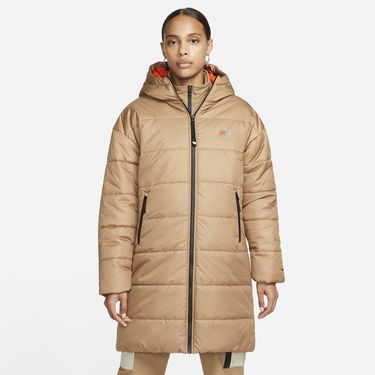 Prešívaná bunda Nike Sportswear Therma-FIT Repel Synthetic-Fill Hooded Parka Béžová | DX5684-258, 0