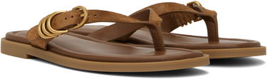 Starostlivosť o obuv rag & bone rag & bone Gia Suede Thong Sandals Hnedá | WFF25SF1003SU03, 3