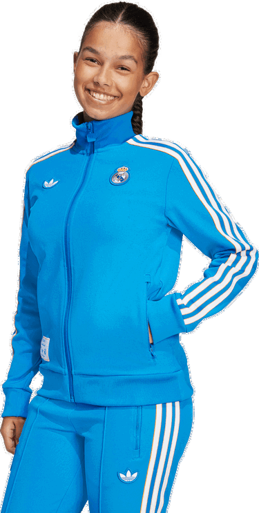 Bunda adidas Originals Real Madrid Terrace Icons Track Top Modrá | jn3059, 4