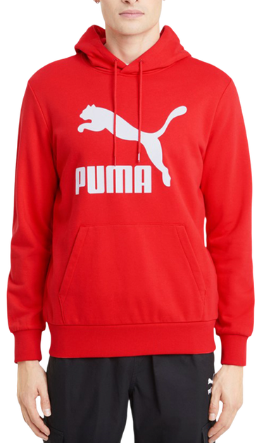 Mikina Puma Classics Logo Hoodie Červená | 53008411, 0