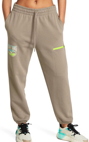 Tepláky Under Armour Project Rock Terry Jogger Pants with Zippered Pocket Béžová | 1383305-203, 0