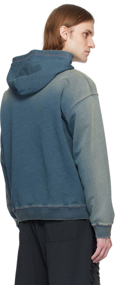 Mikina Diesel S-Boxt-Hood-R6 Hoodie Modrá | A16189-0GIAT-01, 2