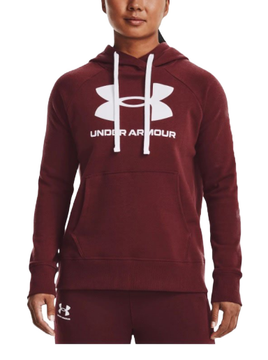 Mikina Under Armour Rival Hoodie Vínová | 1356318-690