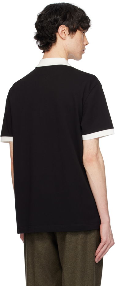 Polo tričko Moncler Archivio Short Sleeve Polo Čierna | K10918A0000589A16, 2