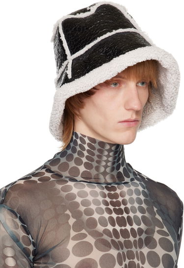 Klobúk Jean Paul Gaultier Gaultier Laminated Faux-Shearling Bucket Hat Zelené | 22/09-U-CC007-L500, 3