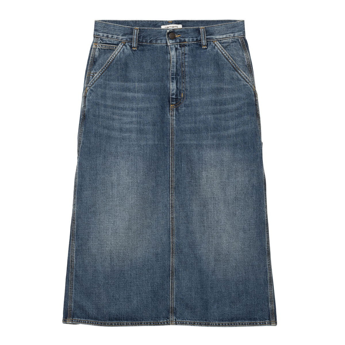 Sukňa Carhartt WIP Single Knee Denim Skirt Modrá | I034224_8, 0