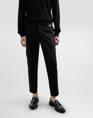 Nohavice Dolce & Gabbana Dolce & Gabbana Tailored Cotton Pants Čierna | GW13ETFUFNVN0000, 3